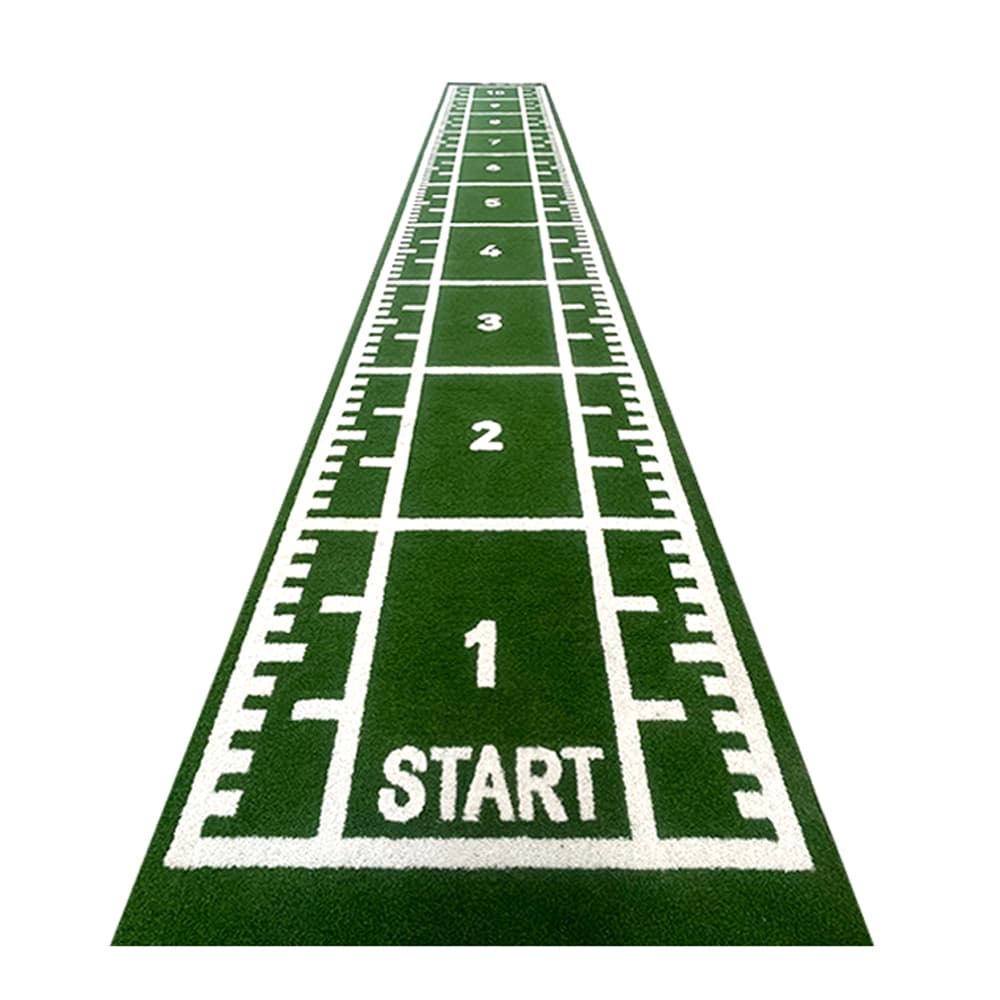 Artificial Grass Turf for Sleds with Marked Numbers