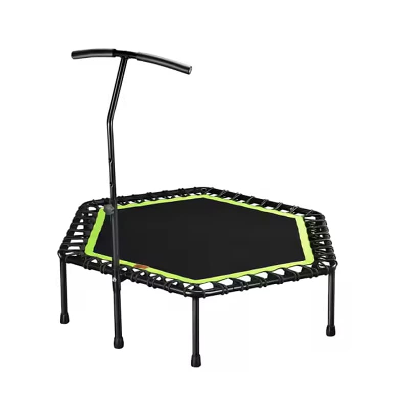 Trampoline with Adjustable Handle for Adults