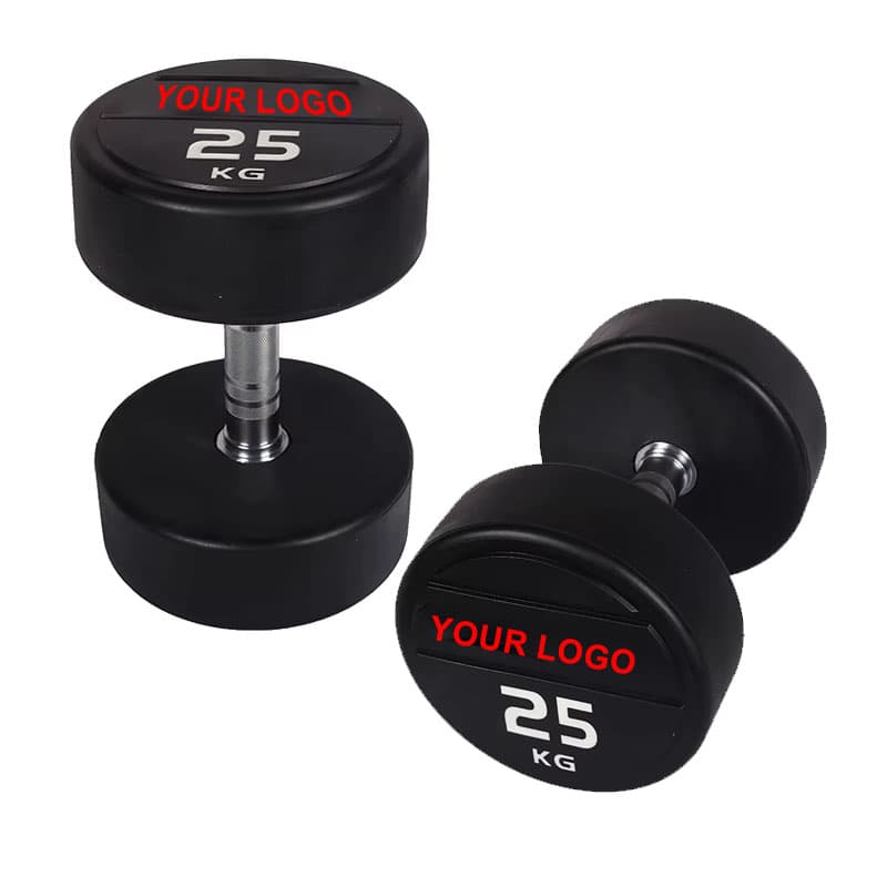 Rubber & Cast Iron Dumbbells