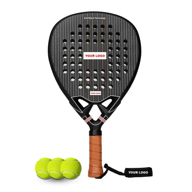 Paddle Racket with 3 Paddle Balls Set