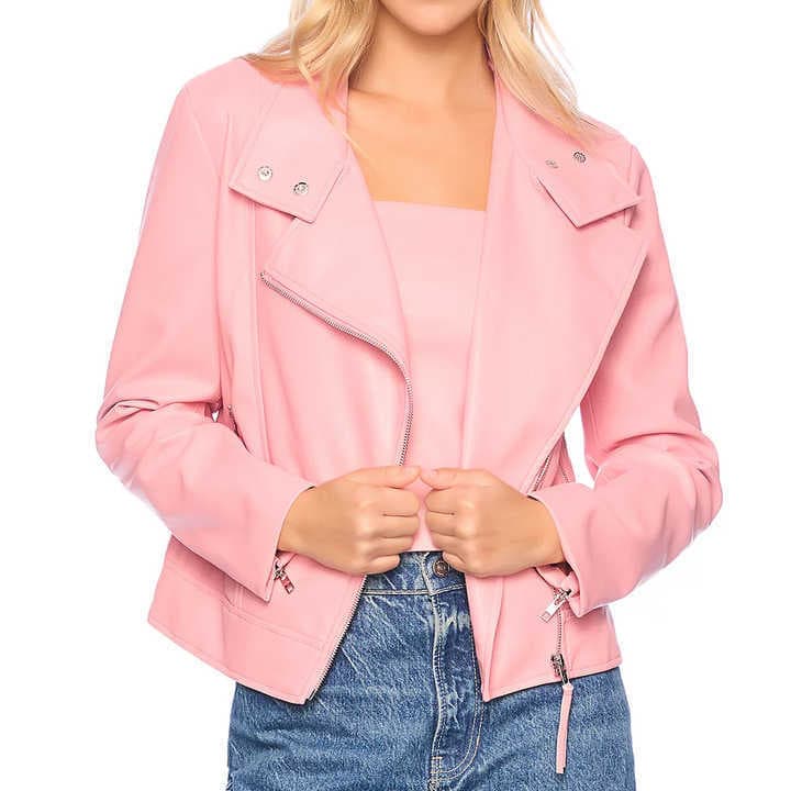 Women's Cow Leather Winter Jacket
