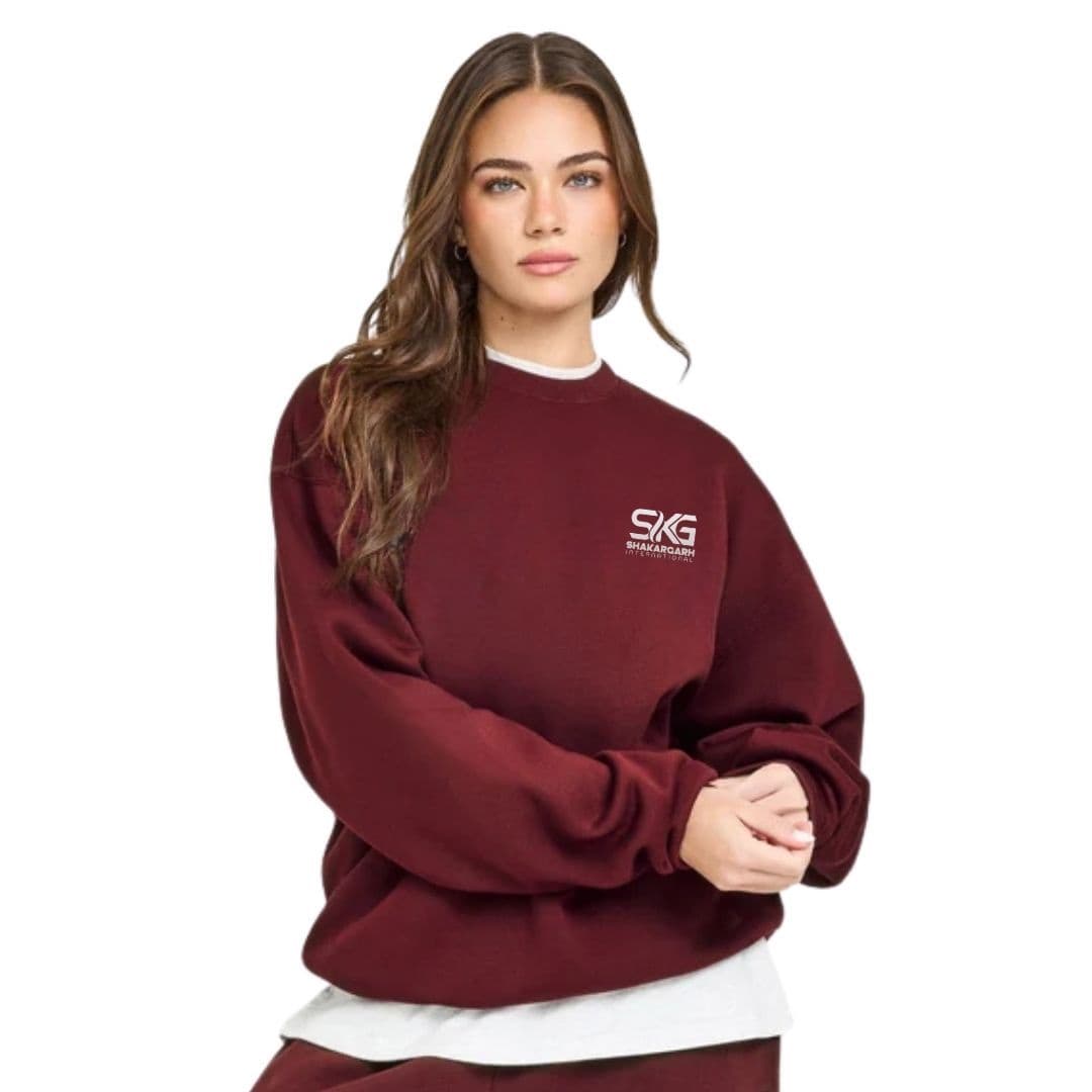 Women's Fleece Sweatshirt Crew Neck